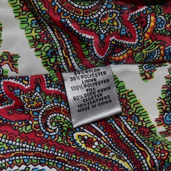 Talbots Button Up Quilted Puffer Vest Turquoise Size P - Picture 10 of 11